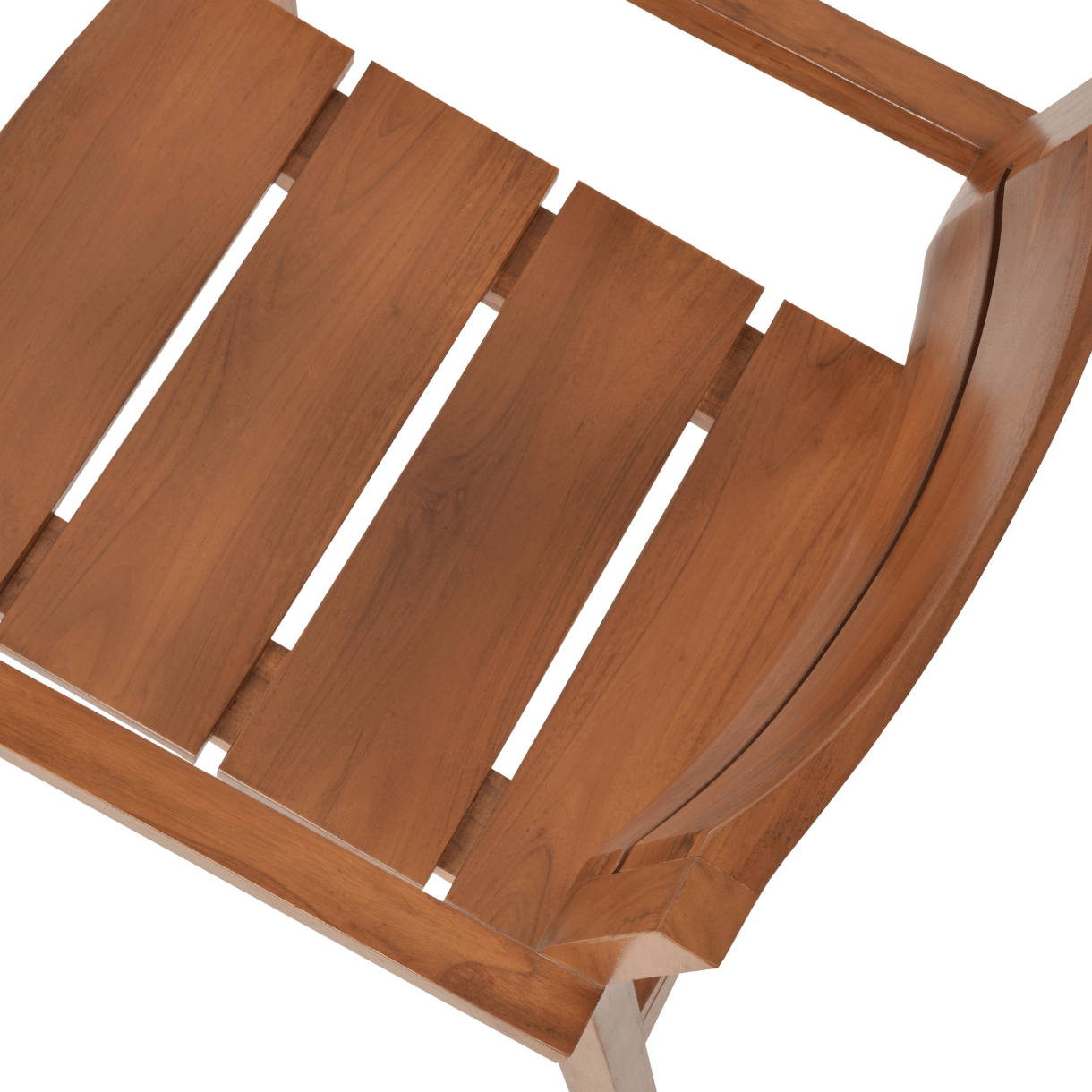Chaise longue en bois Fauteuil en teck Hrant - Vos tabourets de bar Canada