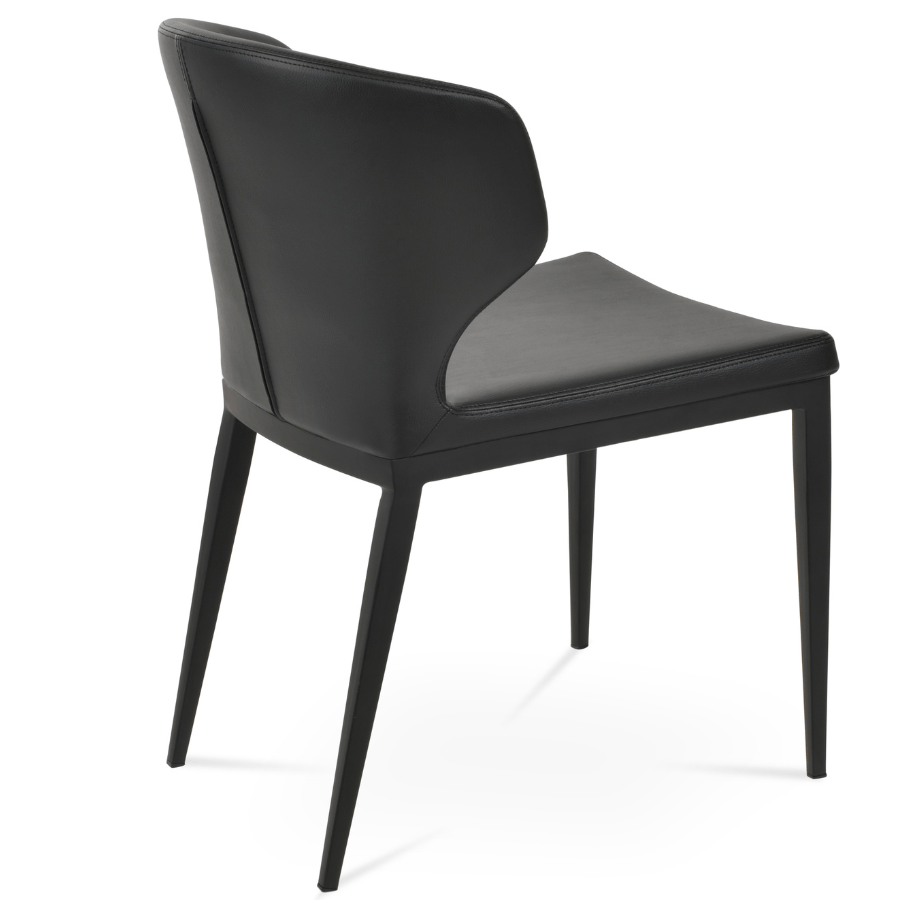 Black Metal Dining Chairs Amed PLUS - Your Bar Stools Canada