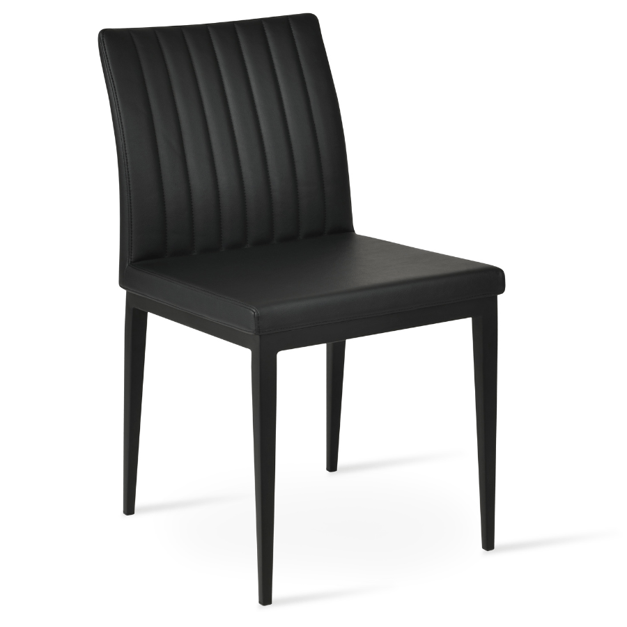 Black Metal Dining Chairs Zeyno - Your Bar Stools Canada