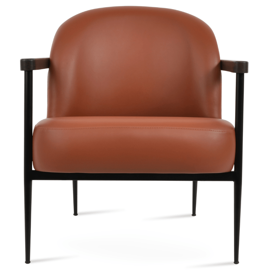 Brown Small Accent Chair Bloomy - Your Bar Stools Canada