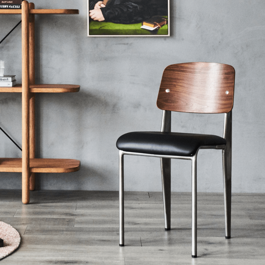 Cafe Chairs Chaise en cuir Prouve - Vos tabourets de bar Canada