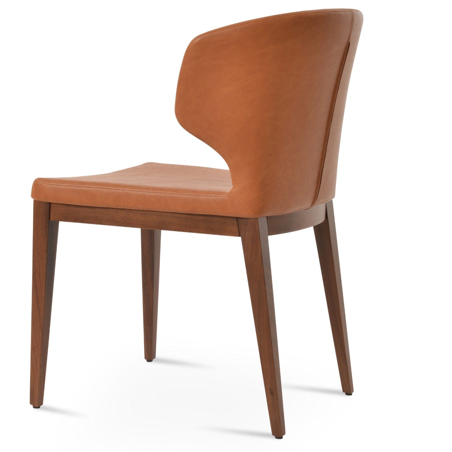 sohoConcept Kitchen & Dining Room Chairs Amed Wood PLUS Chairs | Leather Wooden Dining Chairs