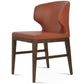 sohoConcept Chaises de cuisine et de salle à manger Amed Stretcher Wood Chairs | Chaises de salle à manger commerciales en cuir et bois
