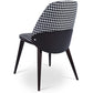 sohoConcept Kitchen & Dining Room Chairs Aston Wood Dining Chair | Grey Leather Upholstered Chair