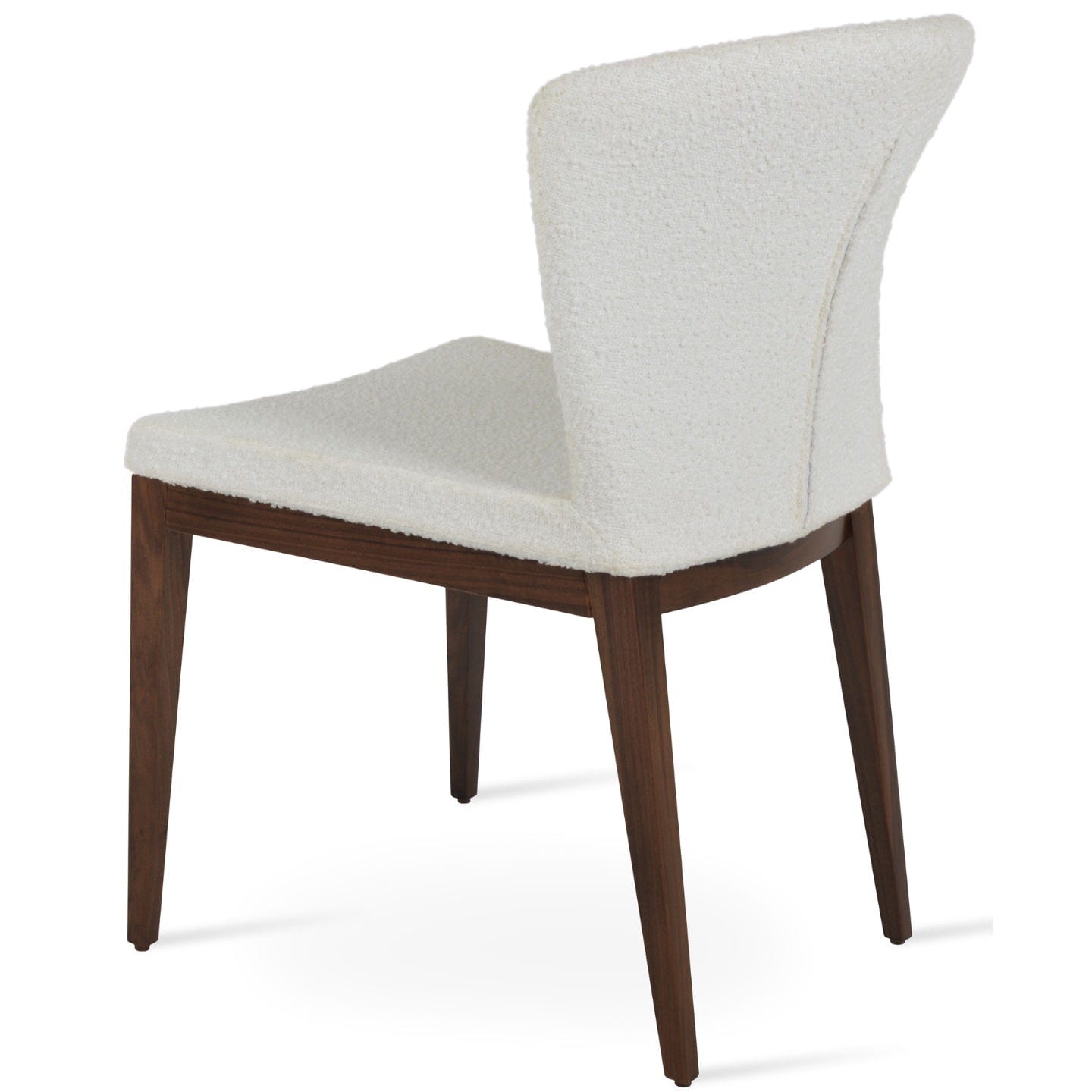sohoConcept Kitchen & Dining Room Chairs Capri Wood Chairs | Boucle Upholstered Wooden Dining Chairs