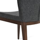 sohoConcept Kitchen & Dining Room Chairs Capri Wood Chairs | Wool Upholstered Wooden Dining Chairs