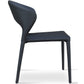 sohoConcept Kitchen & Dining Room Chairs Prada Stackable Restaurant Chairs | Black Leather Metal Dining Chairs