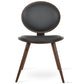 sohoConcept Kitchen & Dining Room Chairs Tokyo Wood Dining Chair | Grey Leather Dining Chair