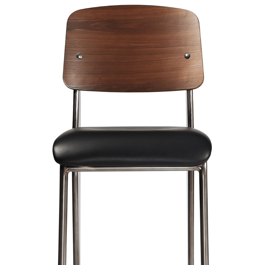 Leather Metal Bar Stools Coral - Your Bar Stools Canada