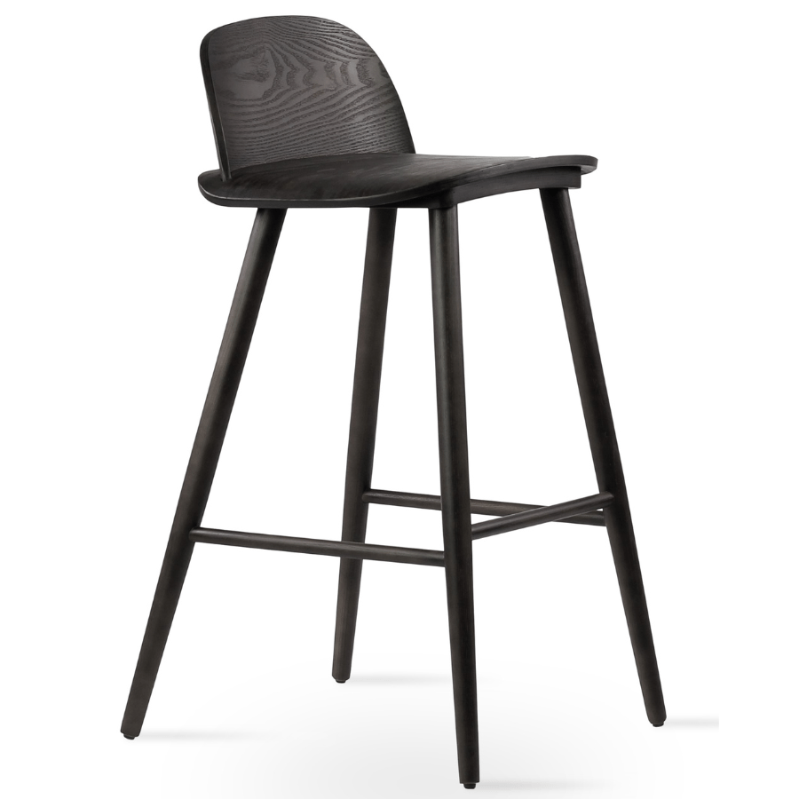 Low Back Wood Counter Stool Janelle - Your Bar Stools Canada