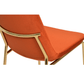 Orange Velvet Chairs Eiffel - Your Bar Stools Canada