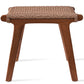 sohoConcept Outdoor Chairs Calava Outdoor Ottoman Chair | Wicker Rattan Outdoor Foot Stool