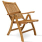 sohoConcept Outdoor Chairs Pedasa Recliner Patio Armchair | Outdoor Teak Dining Armchair