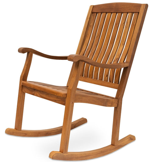 outdoor rocking chair canada | Outdoor Teak Rocking Armchair