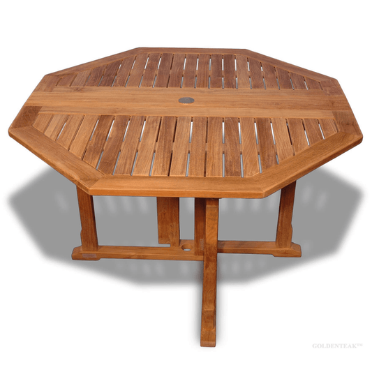 Balboa Folding Teak Patio Outdoor Dining Table For 4 - Your Bar Stools