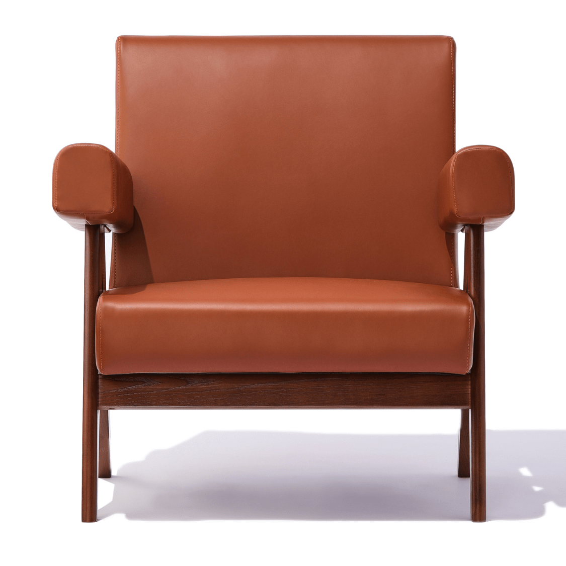 Pierre J Brown Soft Lounge Chair - Your Bar Stools Canada