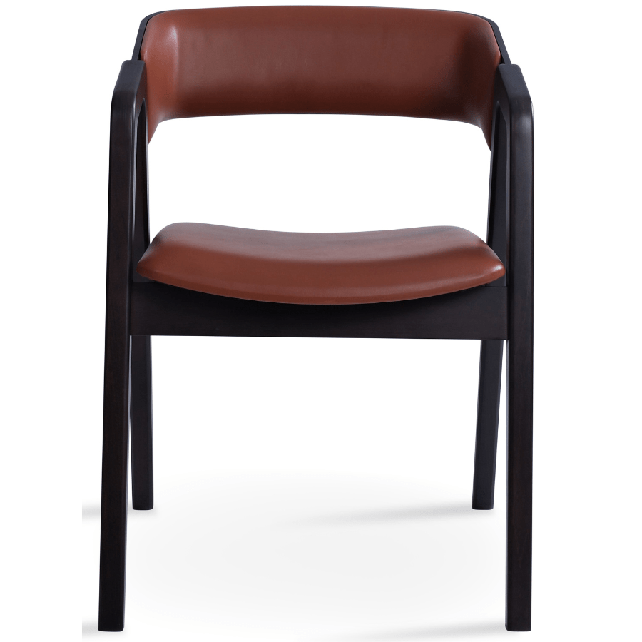 Restaurant Chairs Myndos Brown Leather - Your Bar Stools Canada