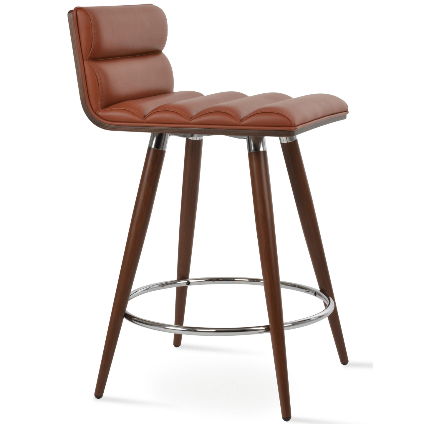 sohoConcept Table & Bar Stools Corona Comfort Leatherette Seat | Ana Metal Base Barstools