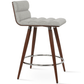 sohoConcept Table & Bar Stools Corona Comfort Upholstered Seat | Ana Metal Base Barstools