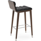 sohoConcept Table & Bar Stools Corona Comfort Leatherette Seat | Wood Base Barstools