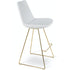Eiffel Gold Wire Metal Counter Top Stools White - Your Bar Stools Canada