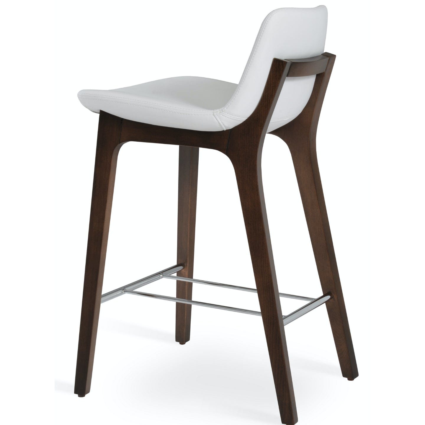 Soho Concept copy-of-pera-wood-handle-back-wood-base-faux-cuir-seat-cuisine-comptoir-tabouret-en-blanc