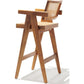 Soho Concept pierre-j-teak-wood-base-natural-cane-seat-bar-stool-in-teak