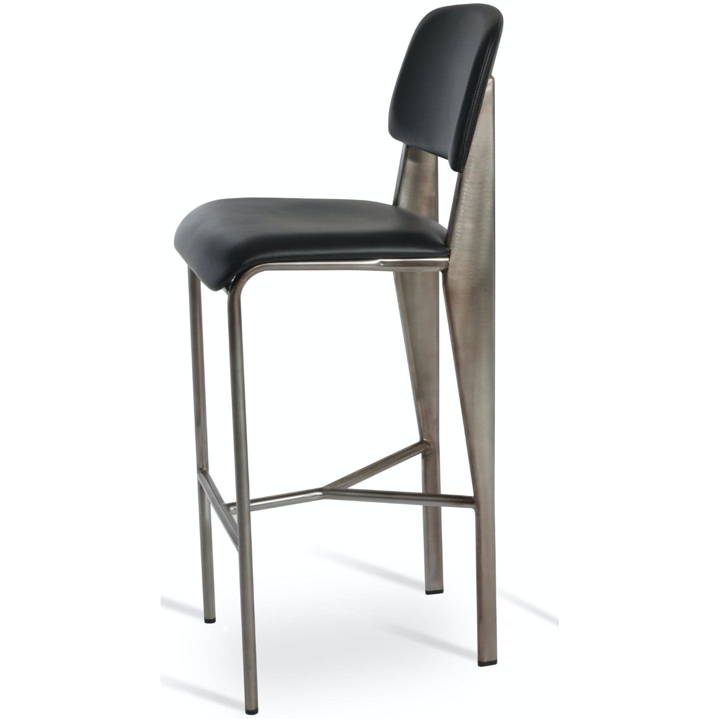 Soho Concept prouve-industrial-metal-base-wood-seat-cuisine-comptoir-tabouret-en-noir