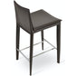 Soho Concept tiffany-bonded-leather-metal-base-padded-seat-kitchen-stool-in-brown