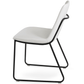 Chaise blanche avec pattes noires Eiffel - Vos tabourets de bar Canada