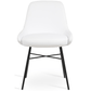 White Chair with Black Legs Gazel - Your Bar Stools Canada